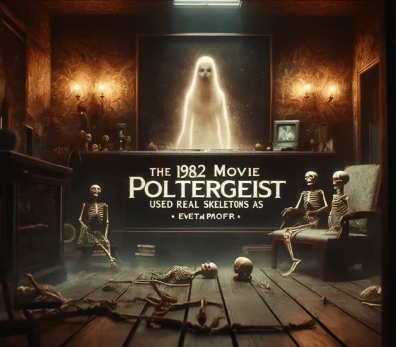 The Startling Truth Behind the 1982 Movie Poltergeist: Real Skeletons on Set